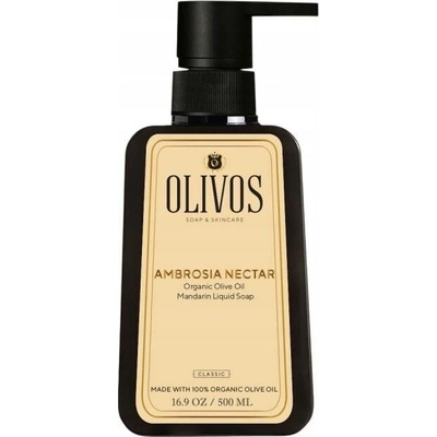 Olivos tekuté mýdlo organický olivový olej ambrosia nectar 500 ml