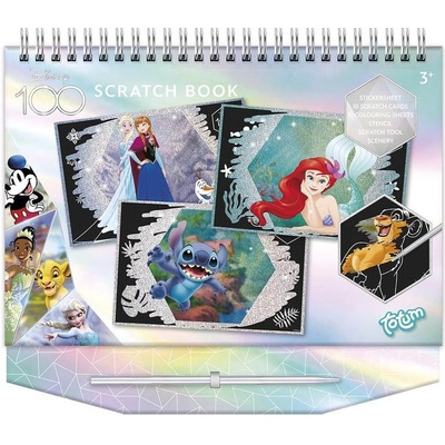 Disney 100 škrabací obrázky