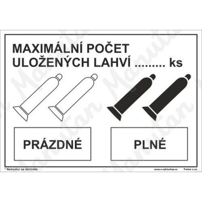 Manutan Maximální počet uložených láhví, plast 210 x 148 x 0,5 mm A5