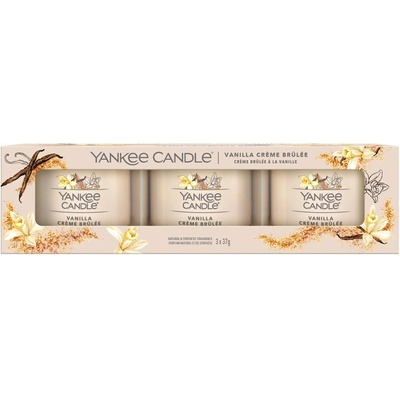 Yankee Candle Vanilla Creme Brulee 3 x 37 g