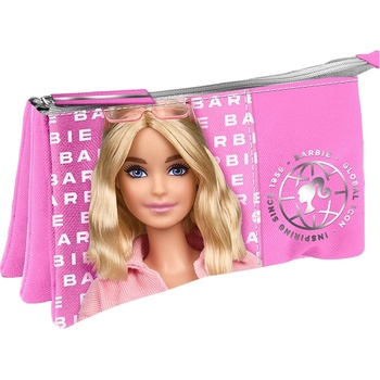 Kstationery Ученически несесер Kstationery Barbie - C 3 отделения и един цип, асортимет (264471)