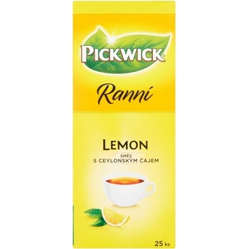Pickwick Ranní S citronem směs s ceylonským čajem 25 x 1,75 g