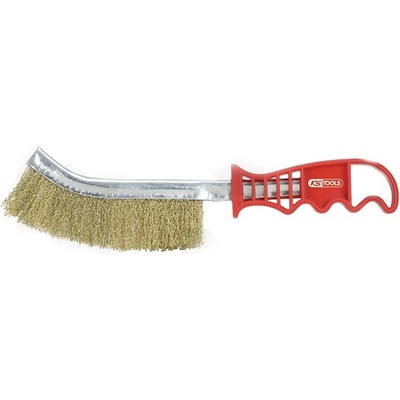 Kartáč mosazný ruční KS TOOLS víceúčelový