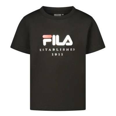 Fila dívčí tričko s krátkým rukávem černá