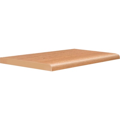 DEOKORK Vnitřní dřevotřískové parapety SLIM bez nosu 50x500 mm Světlý dub 3072 SLIM