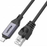 Unitek USB C RJ-45 LAN Ethernet cable, network cable, 1m