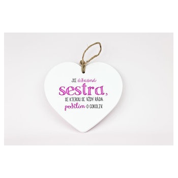 Keramické srdce Sestra