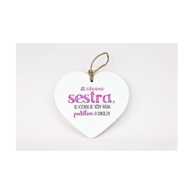 Keramické srdce Sestra