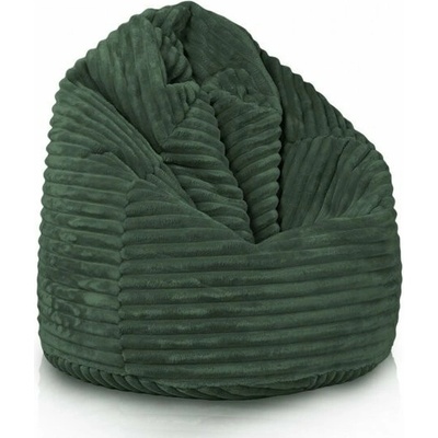 TiaHome sedací vak Bag Sako XL stripe Zelená