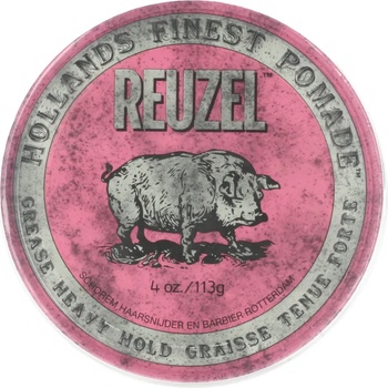REUZEL Styling Pink Pomade Grease Heavy Hold 113 g