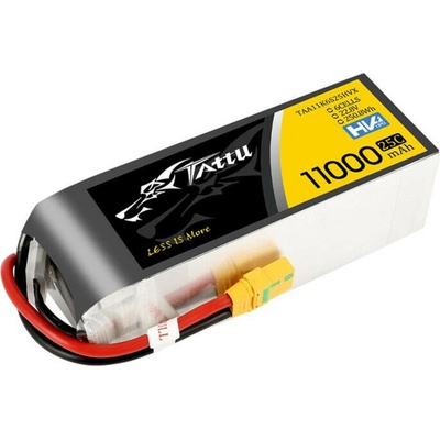 Tattu Akumulátor 11000mAh 22.8V HV 25C 6S1P Lipo Pack z konektorom XT90-S anti-spark - 065979
