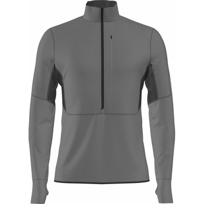 Icebreaker Merino 200 RealFleece Descender LS Half Jeththr/Blck/Cb