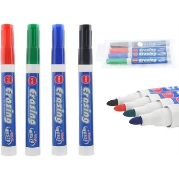Image 1 of Комплект маркери за бяла дъска - 4 цвята (kru2471)