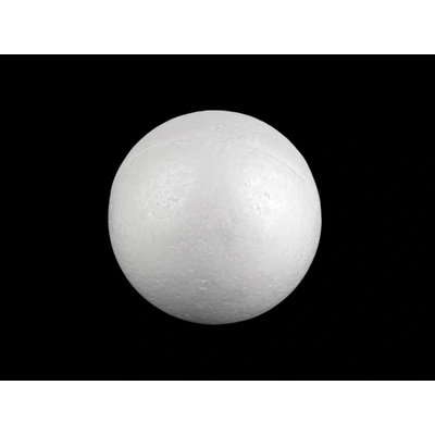 Koule Ø12 cm polystyren, malé, bílá