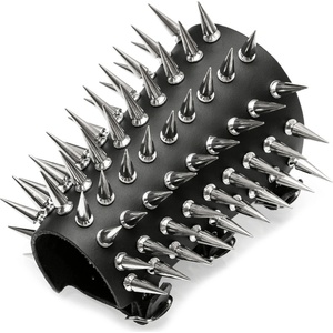 Black & metal Гривна Шипове 9 - bwz-720
