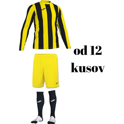 Joma Inter s dlhým rukávom pre celé mužstvo od 12 ks žltá čierna počet ks v sadě 12 hráčskych setov