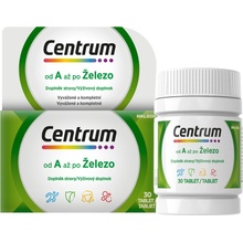 Centrum multivitamín Od A až po Železo 30 tabliet