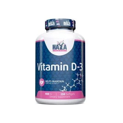 Haya Labs Витамин D-3 HAYA LABS, 400 IU, 250 Softgels