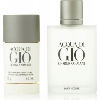 Giorgio Armani Acqua di Gio Pour Homme EDT 100 ml + deostick 75 ml pre mužov darčeková sada
