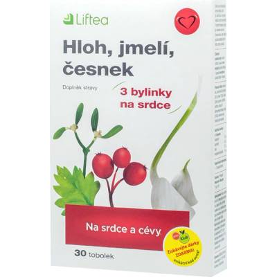 Swiss Caps Liftea Hloh Jmelí Česnek 30 tabliet