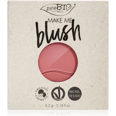 puroBIO Cosmetics Long-lasting Blush Refill дълготраен руж пълнител 5.2 гр