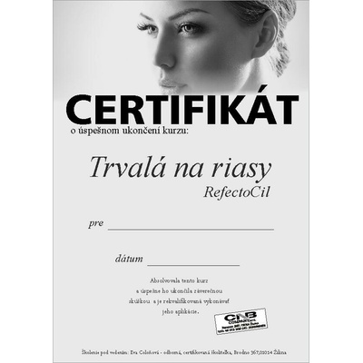 Školenie - trvalá na mihalnice