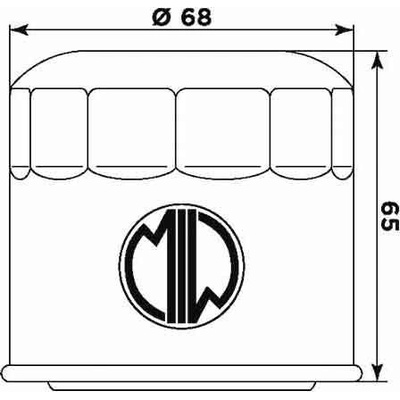 MIW Olejový filtr S3011