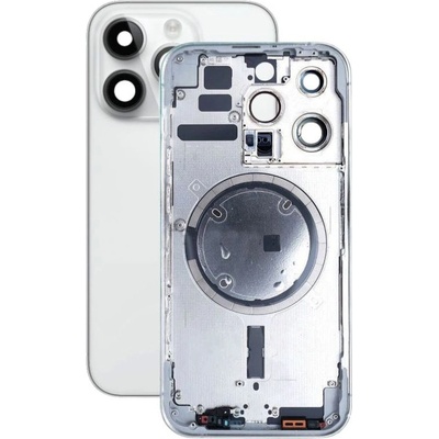 Kryt Apple iPhone 14 Pro - Zadní Housing (Silver), Silver