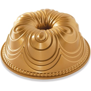 Nordic Ware Класическа форма за кекс CHIFFON BUNDT, златиста, Nordic Ware (NW87477)