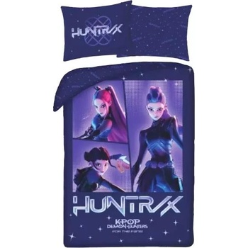 Halantex K-Pop Demon Hunters: Двулицев спален комплект - 140 x 200 cm (DSYASKBKPO)