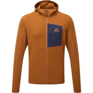 Mountain Equipment Мъжко поларено яке Mountain Equipment Lumiko Hooded Jacket Fleece jacket - Walnut / Cosmos (005-7031-0611)