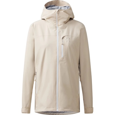 Haglöfs Дамско водоустойчиво яке Haglöfs Women's Ozka Proof Jacket Waterproof jacket - Chalk Beige (102-5070-0113)
