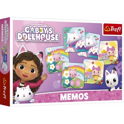 Trefl Pexeso Gabby´s Dollhouse/Domeček pro panenky