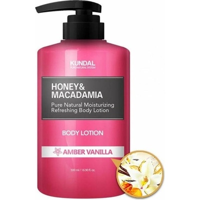 KUNDAL Honey & Macadamia Pure Body Lotion Amber Vanilla 500 ml