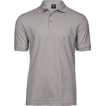 TEE JAYS tj1405 / Мъжка еластична поло тениска от плътен памук - цвят камък m (18140505202)