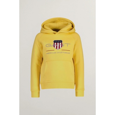Gant Archive Shield Raglan Hoodie Faded Sunset