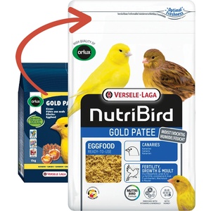  NutriBird Gold Patee Yellow яйчна храна за жълти канари - 0.25кг