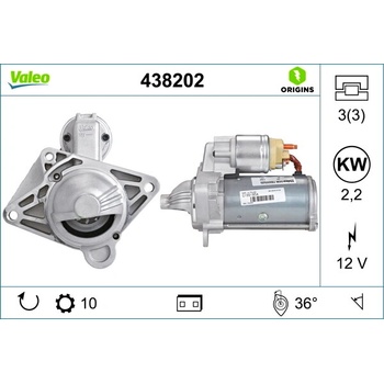 Štartér VALEO 438202