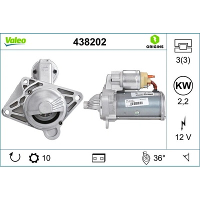 Štartér VALEO 438202