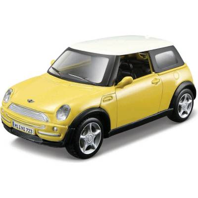 Maisto Mini Cooper žlutá 1:36
