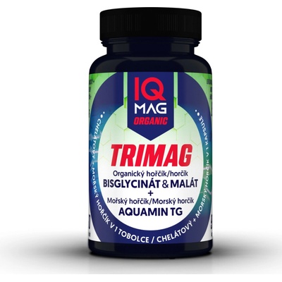 IQ Mag organic TRIMAG s morským horčíkom 90 kapsúl