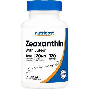 Nutricost Zeaxanthin with Lutein, 60 Capsules