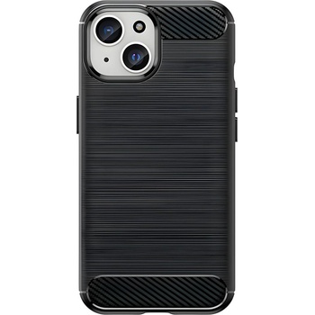 Apple Carbon Shield TPU калъф за Apple iPhone 15 - Черен KP27710