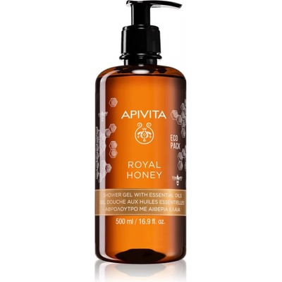 APIVITA Royal Honey хидратиращ душ гел с есенциални масла 500ml