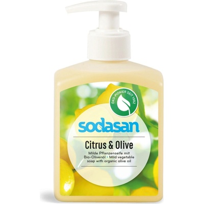 Sodasan tekuté mýdlo s citrusy a olivami 300 ml