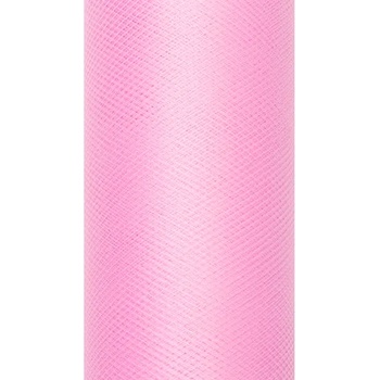 Image 1 of PartyDeco Гладък тюл - бебешко розово 0, 3 x 9 м