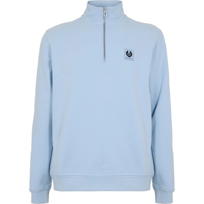 BELSTAFF Блуза BELSTAFF Quarter Zip Sweatshirt - Sky Blue