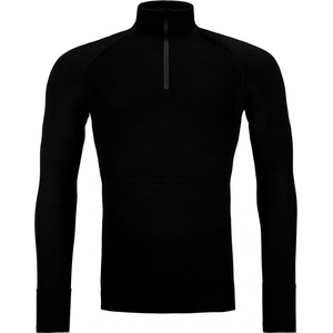 Ortovox Мъжко мериносово термобельо Ortovox 230 Competition Zip Neck Merino base layer - Black Raven (015-1362-0112)