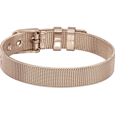 Free Style náramok z chirurgickej ocele BSS349-2 Rose gold