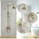 Inter Ceramic Душ система със смесител, пита, слушалка и шлаух 6113, Inter Ceramic (6113)